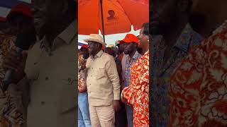 Raila Odinga at Governor Gladys Wanga homecoming and interdenominational prayers [upl. by Enirehtac]