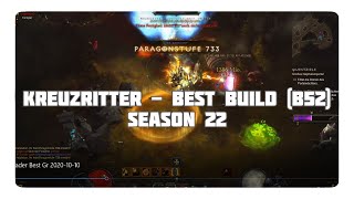 Diablo 3 Best Build für den Kreuzritter in Season 22 B52 [upl. by Swaine]