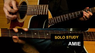 How to play Amie guitar solo  Pure Prairie League [upl. by Arikihs]