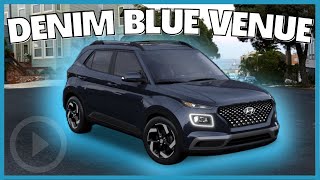 Hyundai Venue Denim Blue Review A Closer Look at the Exterior and Interior [upl. by Nerehs]