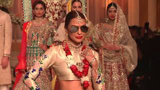 PANTENE HUM BRIDAL COUTURE WEEK 2017  Ali Xeeshan collection [upl. by Hairahcaz714]