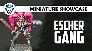 ESCHER GANG  LVL 5 MINIATURES SHOWCASE 4K [upl. by Ahsenra]