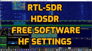 RTLSDR  HDSDR HF settings [upl. by Adella]