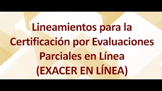 EXAMEN EXACER COLBACH EN LINEA TODOS LOS SECRETOS [upl. by Nhguahs]