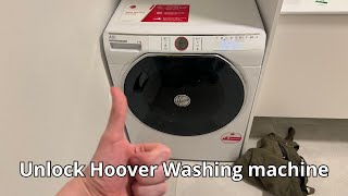 How To Unlock a Hoover Washing Machine Step By Step [upl. by Neira162]