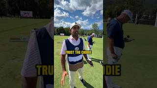 These caddieplayer interactions 😂 golf [upl. by Nahtnamas]