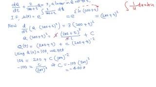 Diff Eqn Mixing Tank example 2 of 3 [upl. by Collier928]