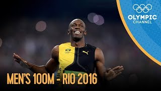 Mens 100m Final  Rio 2016 Replay [upl. by Limaa]