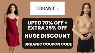 Urbanic Coupon Code  Urbanic First Order Coupon code  Ubanic haul Coupon Code [upl. by Asirac]