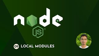 Nodejs Tutorial  9  Local Modules [upl. by Emmey79]