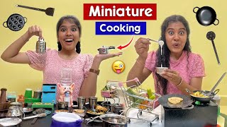 🔥MINIATURE COOKING Challenge with Akka🧑🏼‍🍳  Fun Overloaded😜  Ammu Times [upl. by Anela454]