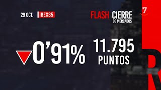 Flash cierre de mercados 29102024 [upl. by Dibrin]