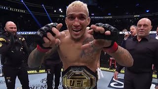 UFC 269 Charles Oliveira Octagon Interview [upl. by Eidna]