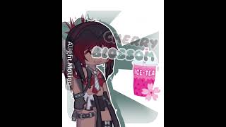 cherry blossom ice tea o▽o  resetted my channel  go to comments gacha tweening gachalife [upl. by Anirrak]