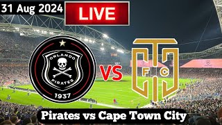 Orlando Pirates Vs Cape Town City Live Match Today [upl. by Inalem654]