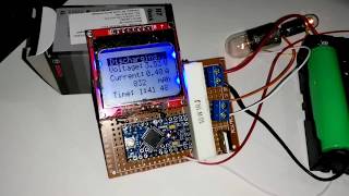 Arduino 18650 capacity tester [upl. by Hettie]