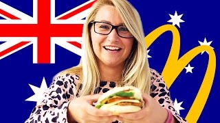 Americans Try Australian McDonald’s Macca’s [upl. by Matuag]