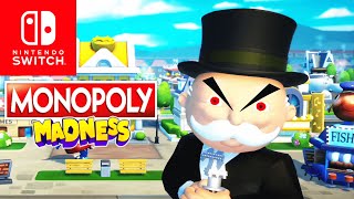 Monopoly Madness Nintendo Switch Gameplay First Look [upl. by Ecinue]