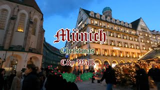 HD Munich Christmas city walk [upl. by Frankel760]