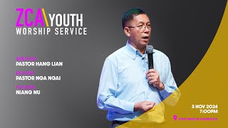 Sunday Youth Service  Sermon  RevHang Lian Yangon 03 Nov 2024 [upl. by Cartan269]