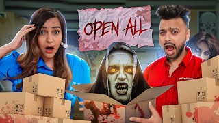 Somebody sent us 100 HORROR MYSTERY BOXES 😮 [upl. by Walling]