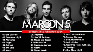 The Best Of Maroon 5  Maroon 5 Greatest Hits Full Album 2024 [upl. by Byrann]