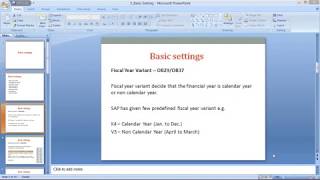 SAP FICO Project 6Basic Setting Visit kumarconsultingin [upl. by Maritsa]