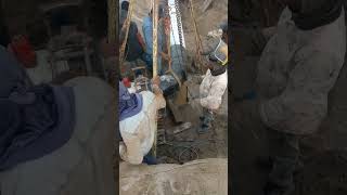 Tie in joint in underground pipeline pipelinewelder arcwelding metalworking welding welder [upl. by Haman]