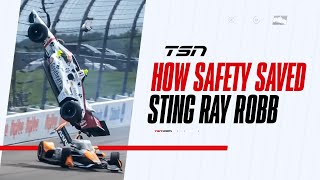 INDYCARs track safety and medical director discusses reaction to Sting Ray Robb crash [upl. by Enitsuga775]