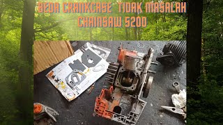 ganti crankcase beda merk chainsaw 5200 [upl. by Irot]