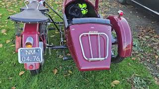 Nimbus 750cc mit seitenwagen 1938 [upl. by Nehr]