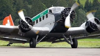 TANTE JU ♥ Junkers JU 52 Scenic Flight from Gstaad [upl. by Hnah983]