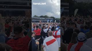 England Supporter Fans singing Sweet Caroline Euro 2024  EM [upl. by Aicenev129]