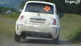 FIAT Abarth 500 R3T Rallye du Chablais 2011 David Finger special [upl. by Shayn780]