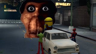 The Obunga get away car  gmod Funny moments [upl. by Johannessen]