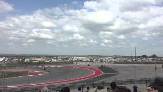 MotoGP 2016  Austin 2016  Pedrosa  Dovizioso Crash [upl. by Mcgean]