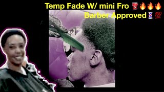 The Best Short Fro Temp Fade Video Cut Em Rite [upl. by Yvi891]