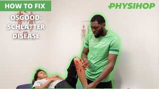 How to fix Osgood Schlatter disease  Best exercises [upl. by Parcel]