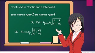 Confidence Intervals for the Difference bw two population Means Dependent amp Independent case [upl. by Rondon558]