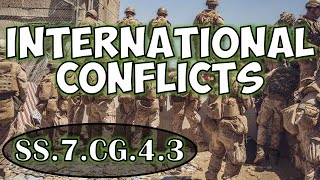 SS7CG43  Describe examples of United States actions and reactions in international conflicts [upl. by Ennayelsel]