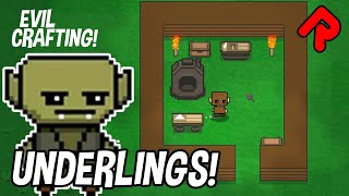 UNDERLINGS gameplay Evil crafting survival amp base building PC early access game [upl. by Saticilef]