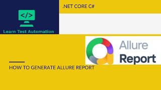 How to generate Allure Report with C Net Core SpecFlow [upl. by Shelah]