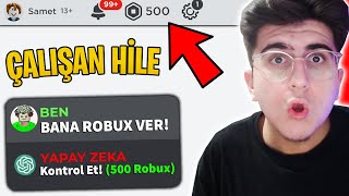 ROBLOX BEDAVA ROBUX veren ROBOT  ÇALIŞTI   Roblox [upl. by Mulry]