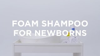 Mom Hacks How to Apply Foam Shampoo for Newborns with Normal Skin  Mustela [upl. by Hacim]