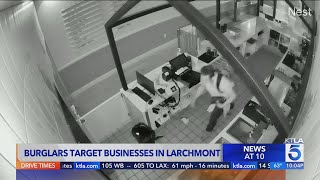 Burglars hit Larchmont Village retailers [upl. by Sillyhp442]