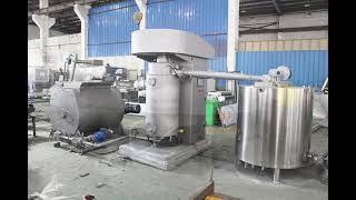 Full Stainless Steel Chocolate grinding Ball Mill [upl. by Kcirrag857]