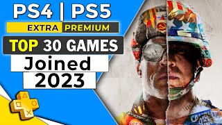 30 Best Games Joined PS Plus Extra amp Premium in 20232024 [upl. by Tiana]