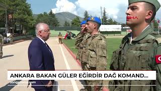 ANKARA Bakan Güler Eğirdir Dağ Komando Okulu ve Eğitim Merkezi Komutanlığındaki eğitim yılı aç [upl. by Emmet672]