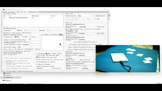 RFID UHF Desktop USB Reader Software read EPC and TID [upl. by Rohn]