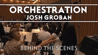 Josh Groban  Working With An Orchestra Behind The Scenes [upl. by Nawuq884]